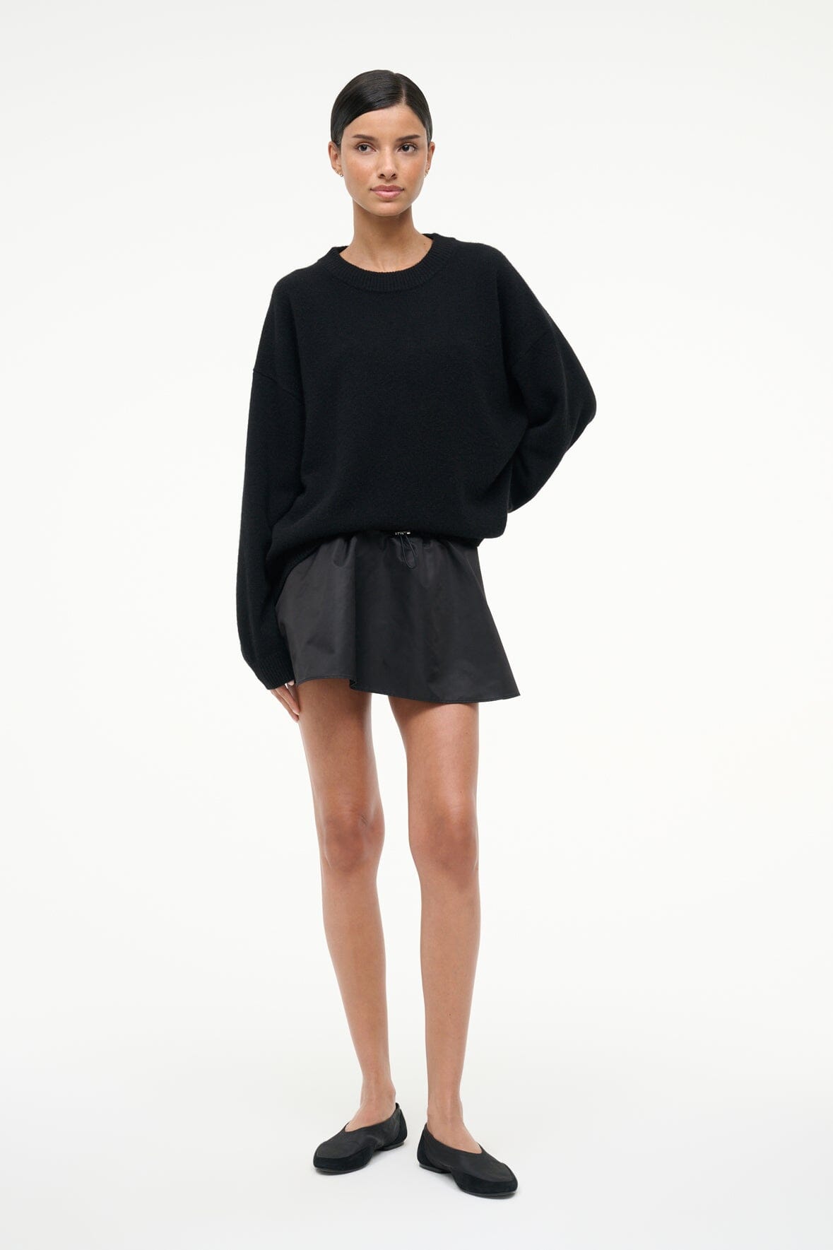 STAUD | Sosa Skirt Black