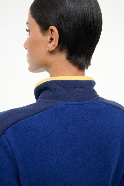 STAUD | Jeter Jacket Royal Chartreuse