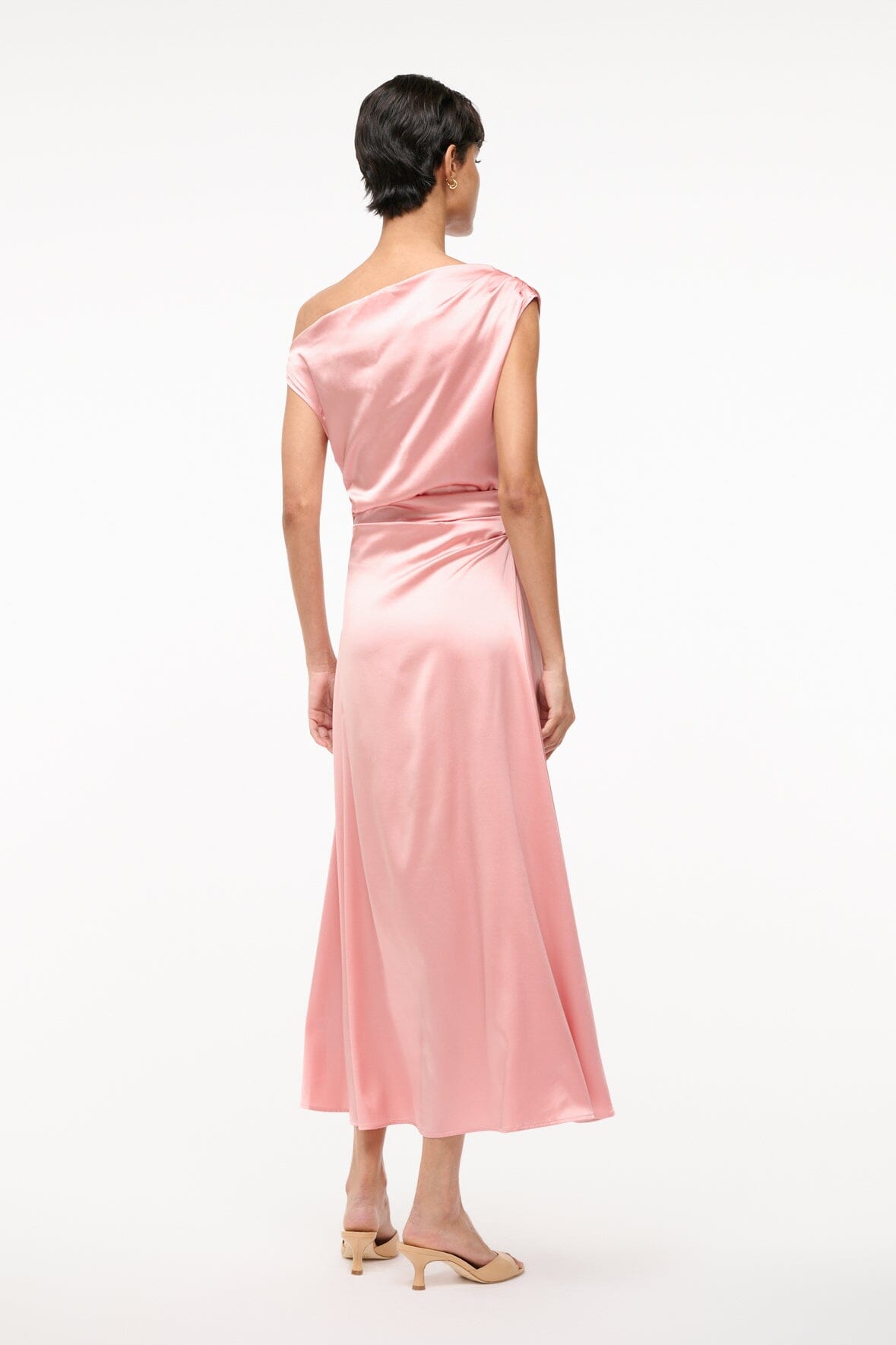 STAUD | Phare Silk Dress Rose