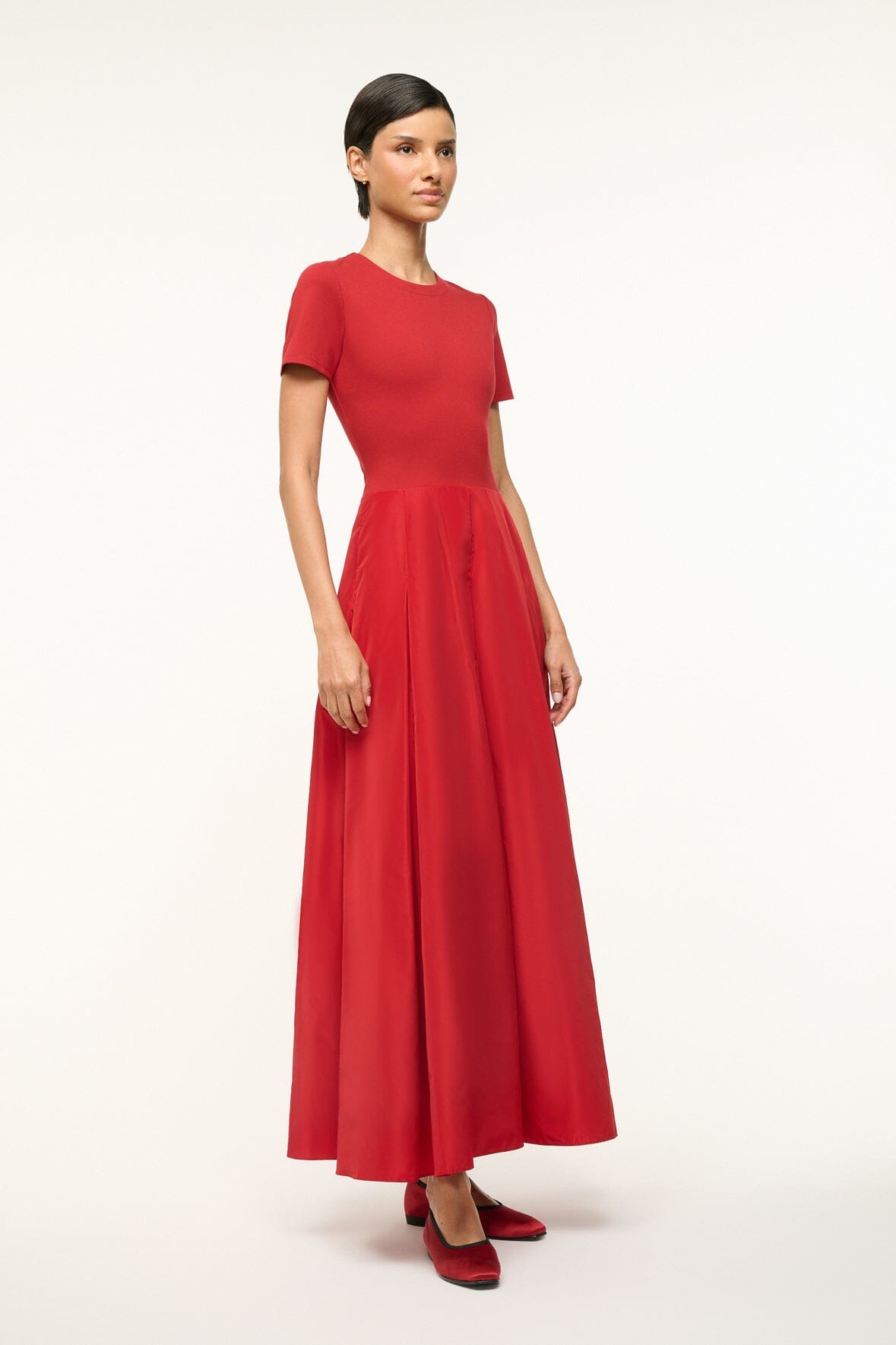 STAUD | Hopper Dress Rouge