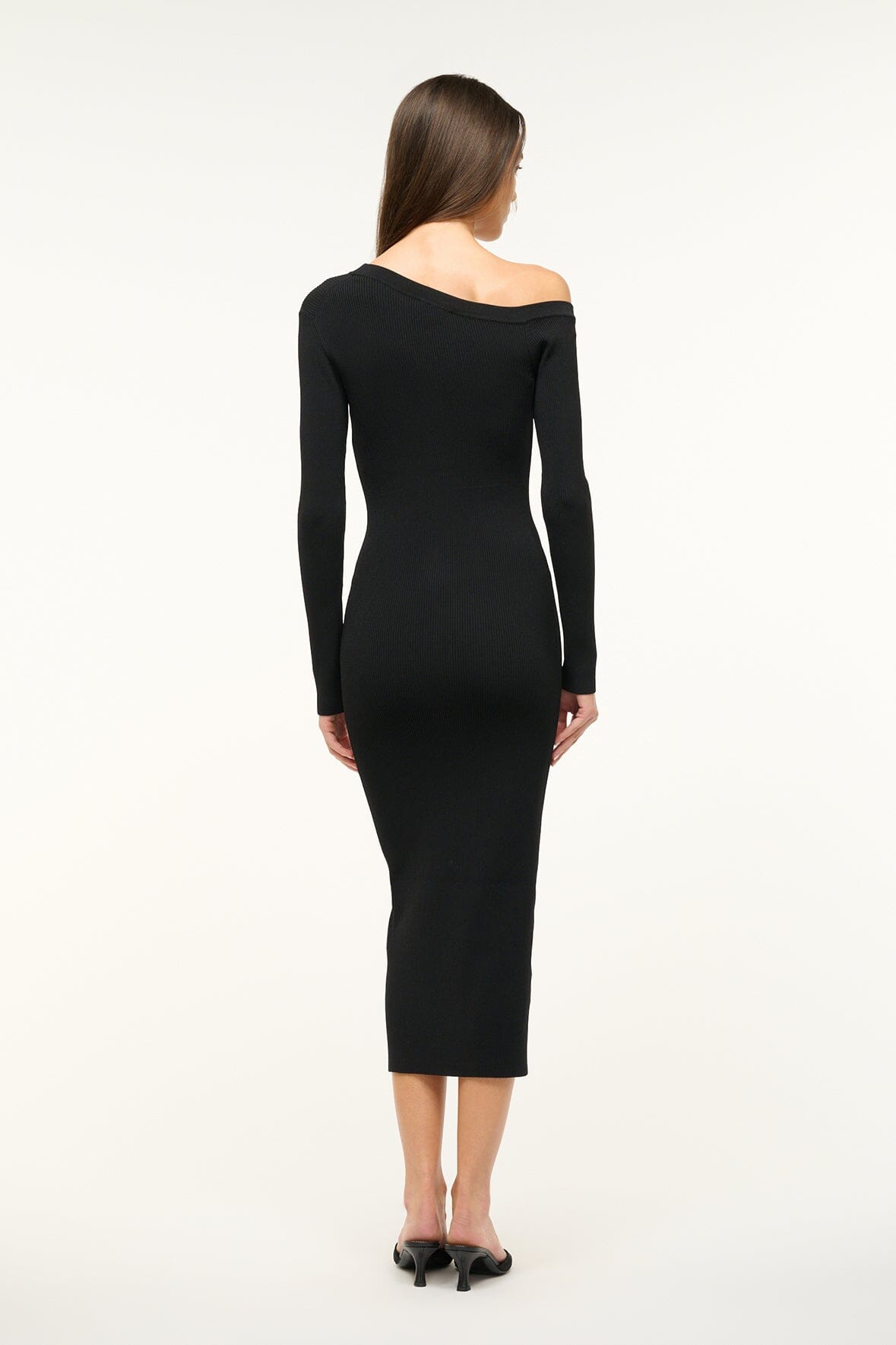 STAUD | Craftsman Sweater Dress Black