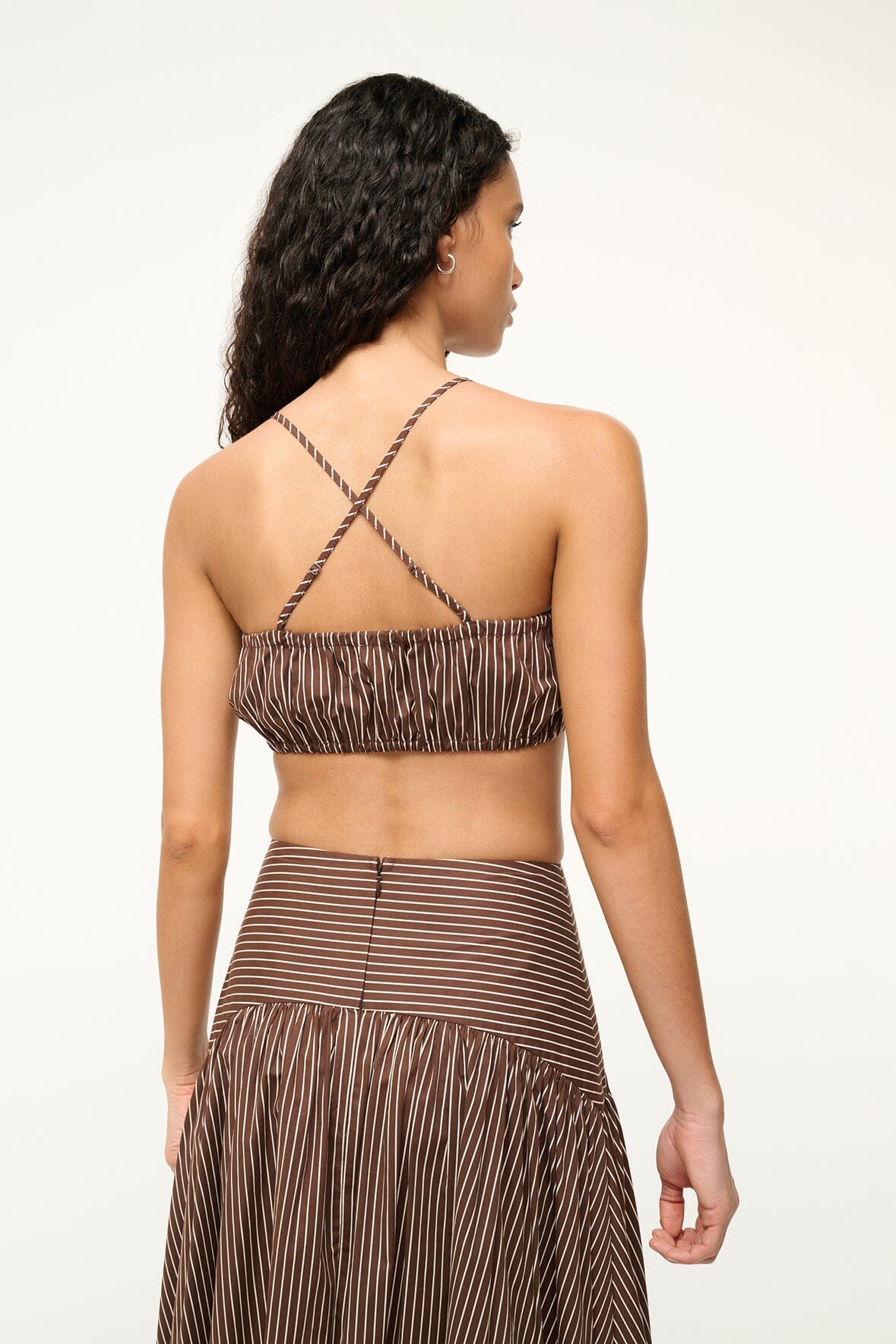 STAUD | Hammock Top Dark Oak Micro Stripe