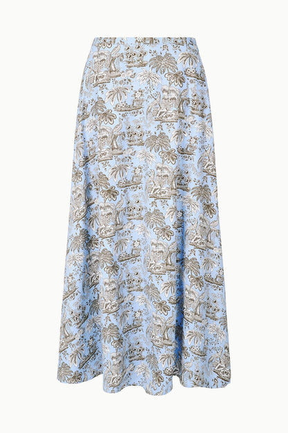 STAUD | Axel Skirt Sky Toile