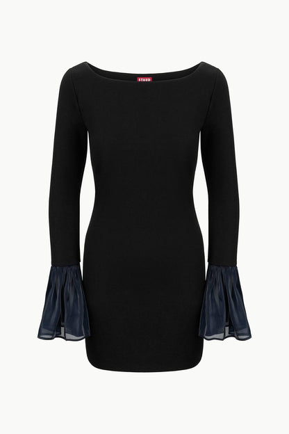 STAUD | Hawthorne Dress Black Navy