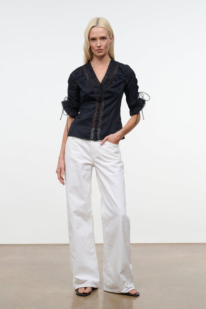 STAUD | Paolina Top Black