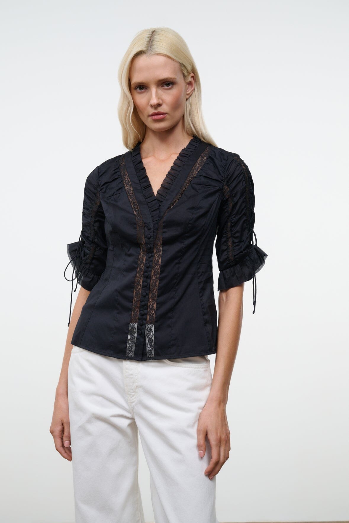 STAUD | Paolina Top Black