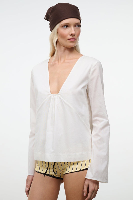 STAUD | Vivi Top Ivory