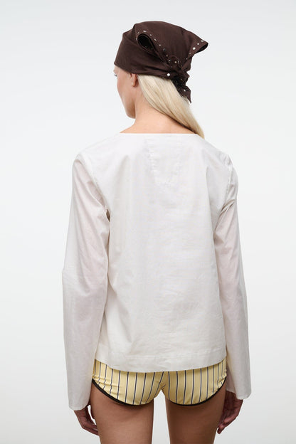 STAUD | Vivi Top Ivory