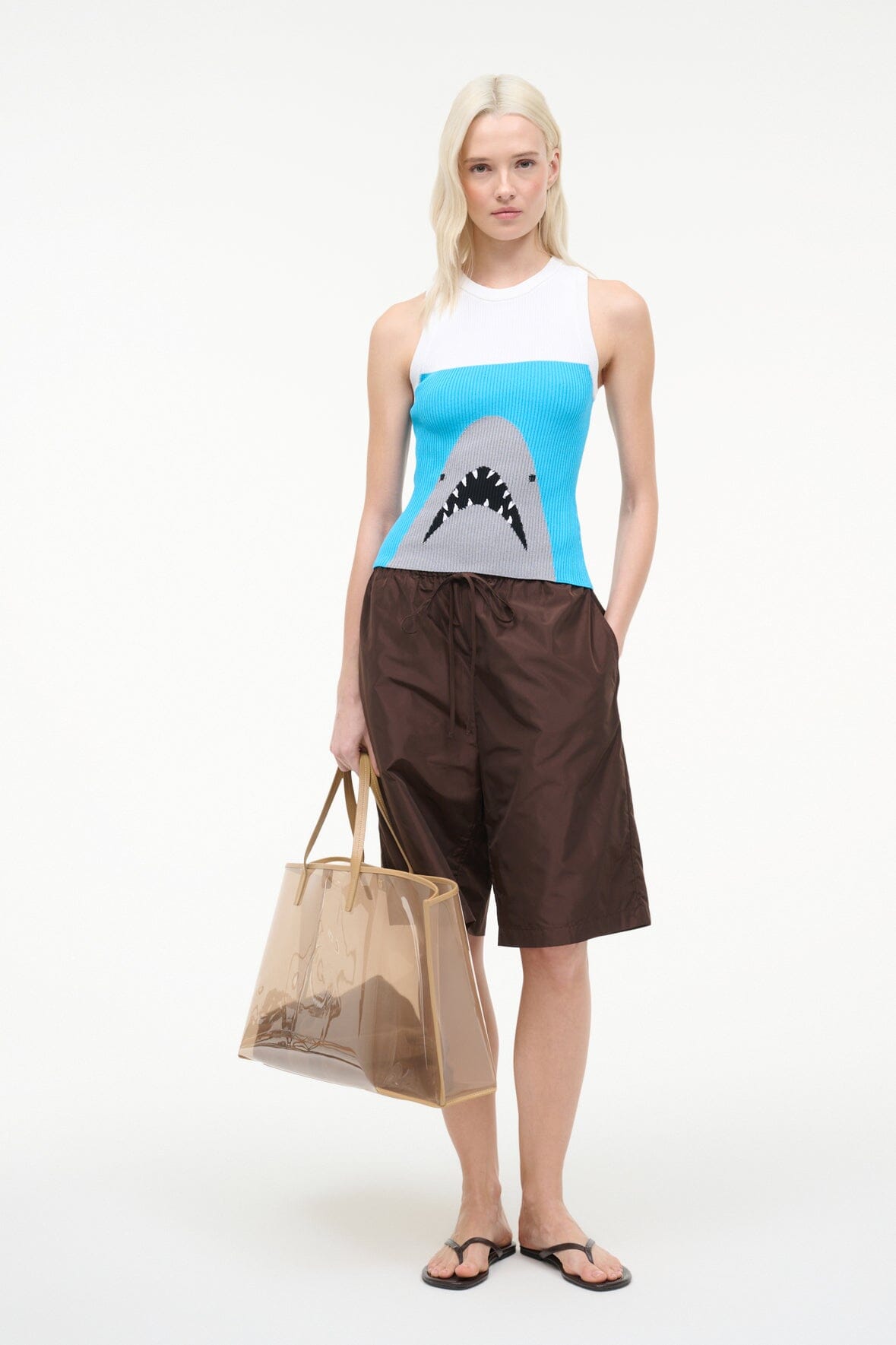 STAUD | Malia Tank Great White